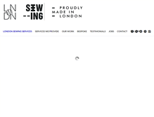 Tablet Screenshot of londonsewingservices.com